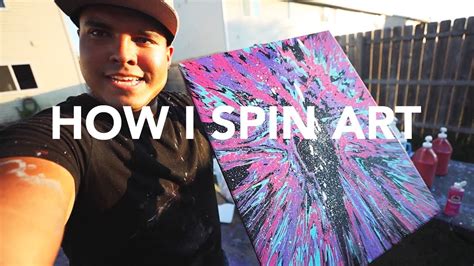 How I Make My Spin Art - YouTube