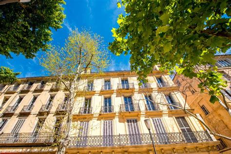 Aix-en-Provence in France stock image. Image of colorful - 78282525