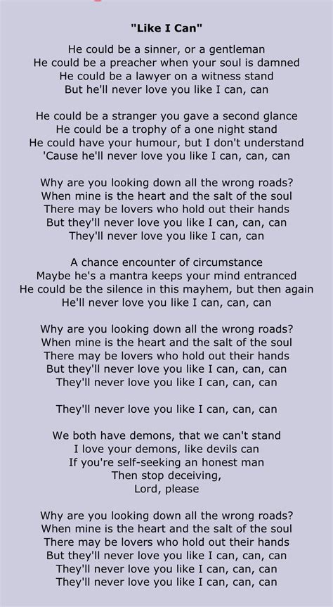 Sam Smith - Like I Can | Sam smith lyrics, Music heals, Words