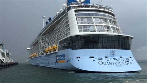 Quantum's Arrival (Quantum of the Seas docks in Singapore) - YouTube