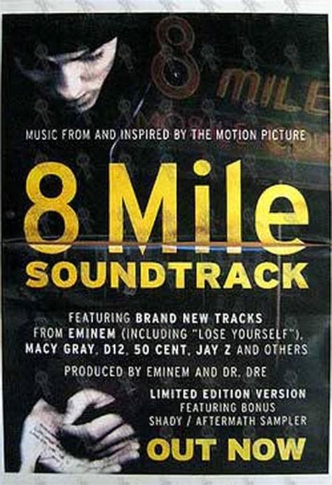 8 Mile Soundtrack' Movie Poster - Rare Records Au