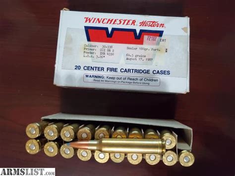 ARMSLIST - For Sale: 30-338 Win Mag ammo