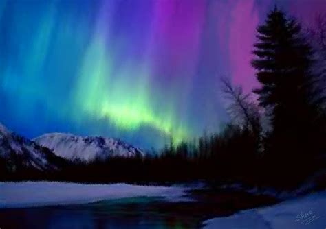 Images of northern lights