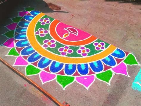 Diwali 2022 Rangoli Design: Easy colourful rangoli and kolam designs to ...