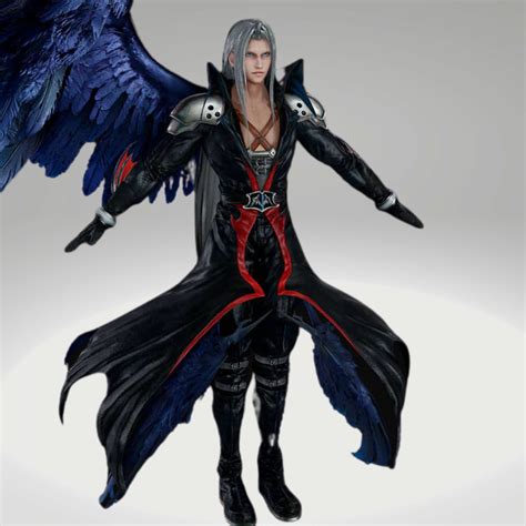 Final Fantasy - Ff7R - Sephiroth (One Winged Angel) 3D Model by Breakaway