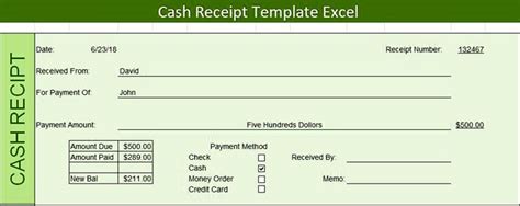 Download 7+ Cash Receipt Template in Excel & Word