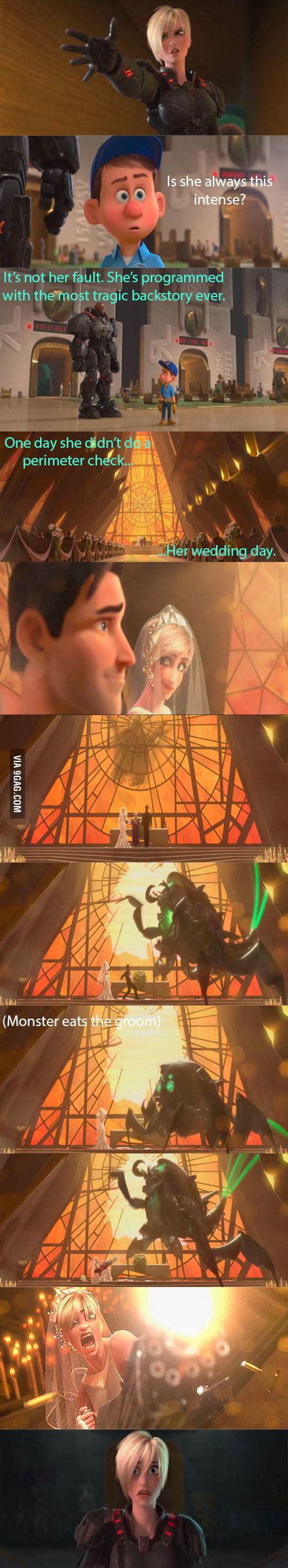 One of my favorite scenes from Disney's Wreck-it-Ralph - 9GAG