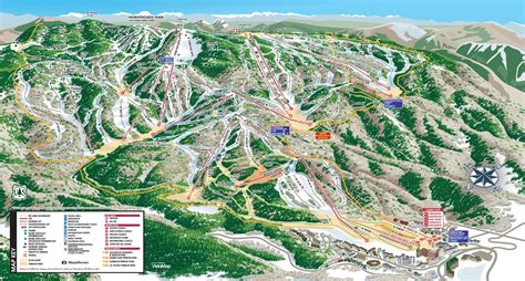 Steamboat Ski Resort Trail Map