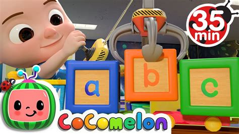 ABC Song with Building Blocks + More Nursery Rhymes & Kids Songs ...