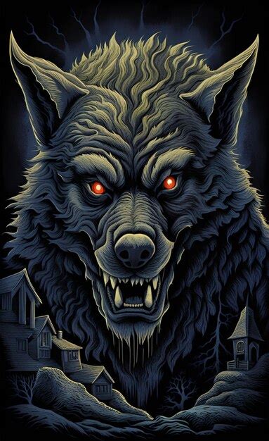 Premium Photo | Werewolf art