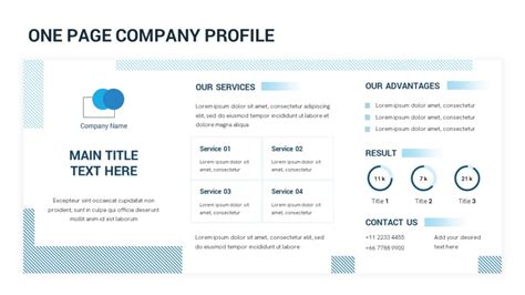 Business One Pager Examples and PPT Templates - SlideBazaar