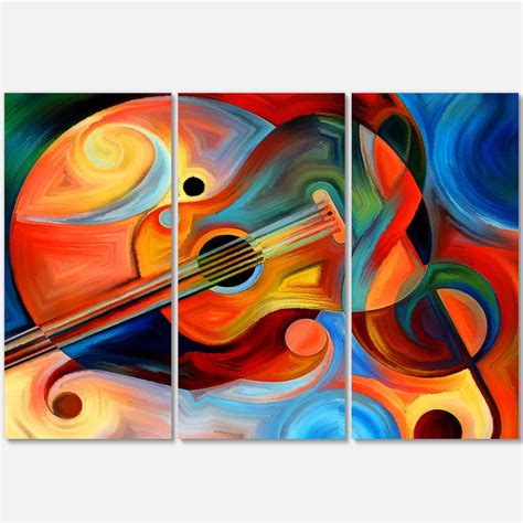 Designart - Music and Rhythm - Abstract Canvas Art Print | Michaels