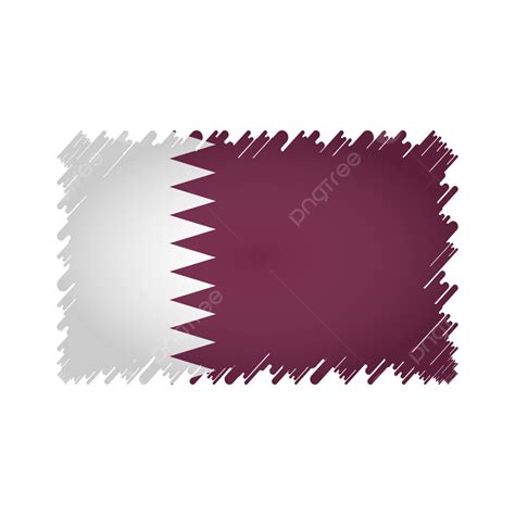 Qatar Flag Vector Art PNG, Qatar Flag Png Vector Design, Qatar, Flag ...