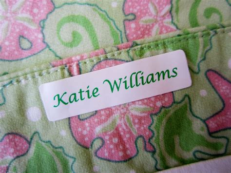 Iron On Name Tags | Laundry Labels for Clothing | Matching Sticky Labels