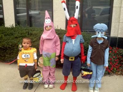 Spongebob Patrick And Squidward Costumes