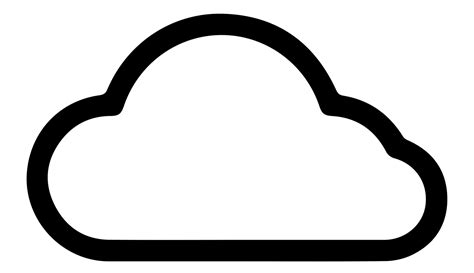 illustration of cloud icon on transparent background 14392000 PNG