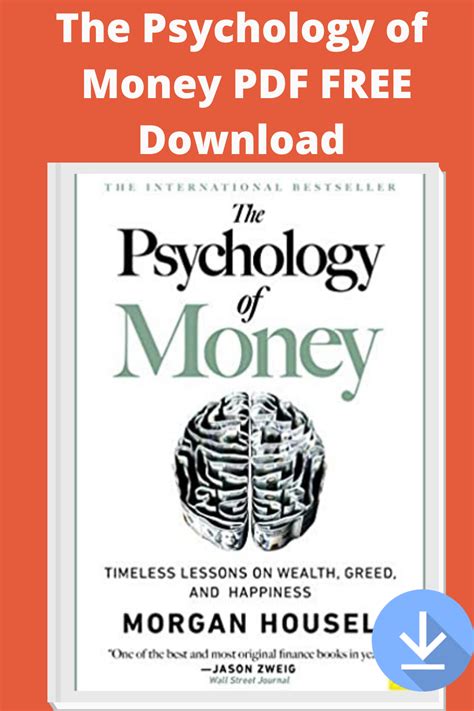 The Psychology of Money PDF FREE Download : By Morgan Housel in 2023 ...