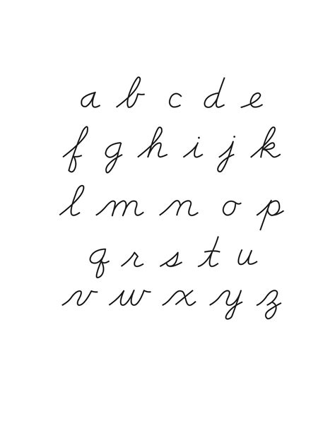 Cursive P Lowercase