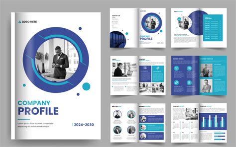 Creative Company Profile Template, Business Brochure layout