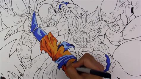 Goku Vs Frieza Drawings