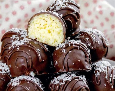 COCONUT AND CHOCOLATE TRUFFLES – Best Cooking recipes In the world