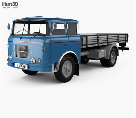 Skoda Liaz 706 RT Flatbed Truck 1957 3d model Car 3d Model, Stl File ...