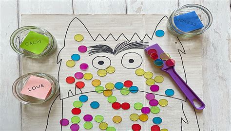 The Colour Monster Sensory Tray | Nanny Anita | My Baba