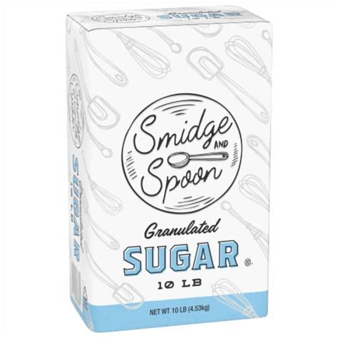 Smidge and Spoon Granulated Sugar, 10 lb - Kroger