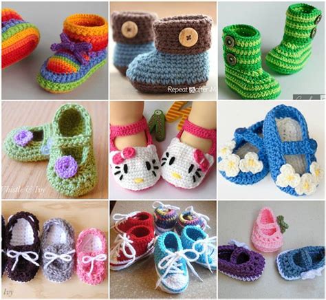 40+ Adorable and FREE Crochet Baby Booties Patterns | iCreativeIdeas.com