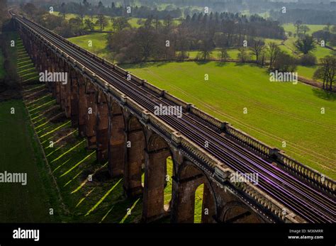 Ouse Valley Viaduct, Sussex, UK Aerial view Stock Photo - Alamy