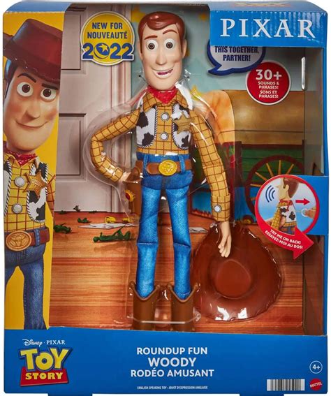 Toy Story 4 Roundup Fun Woody 12 Plush Figure with Sound Mattel - ToyWiz