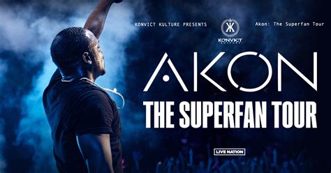 AKON Announces Fall 2023 ‘The Superfan Tour’ - Live Nation Entertainment