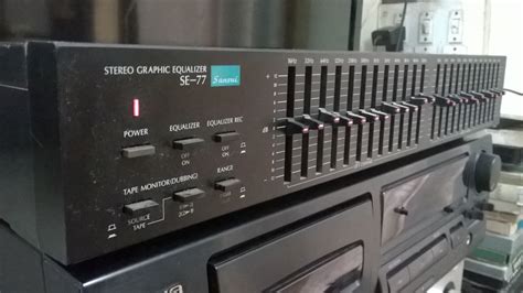 SANSUI EQ 77 W 12 BAND CLASSIC VINTAGE GRAPHIC EQUALISER | Vintage ...