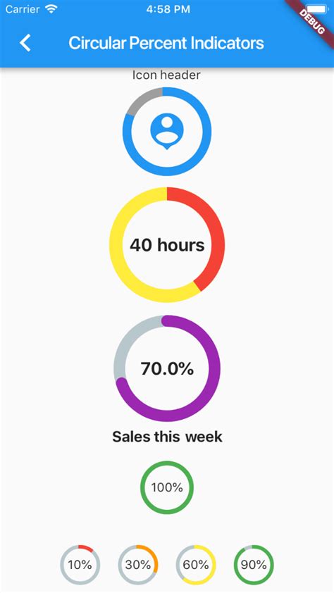 Flutter Percent Indicator - FlutterCore