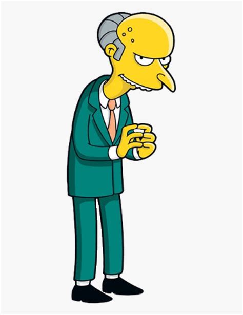 Mr Burns Simpsons, HD Png Download - kindpng