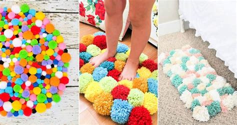 25 Beautiful DIY Pom Pom Rug Ideas | Pom Pom Rug Pattern