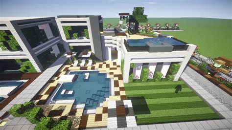 Birch Modern House Minecraft Map