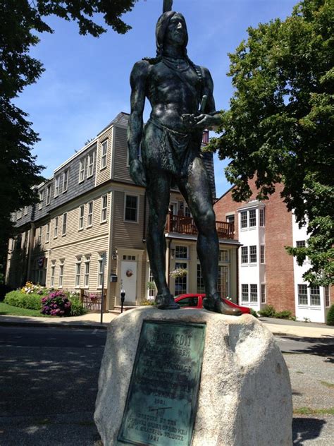 Massasoit Statue | Statue, Travel pictures, Wampanoag