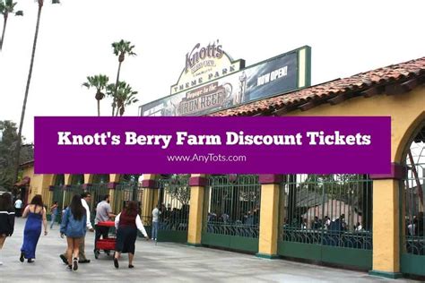 Knott's Berry Farm Discount Tickets 2024: $55 - Any Tots