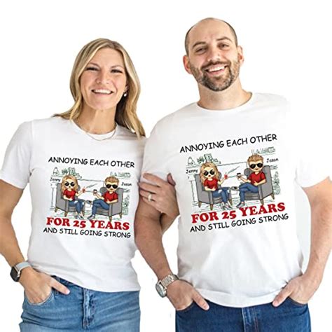 Best Anniversary Shirts For Husband And Wife: A Matching Set For Every ...