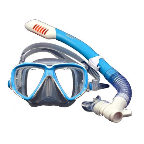 Children Snorkeling Gear Dry Top Kids Diving Mask Set Junior Swim ...