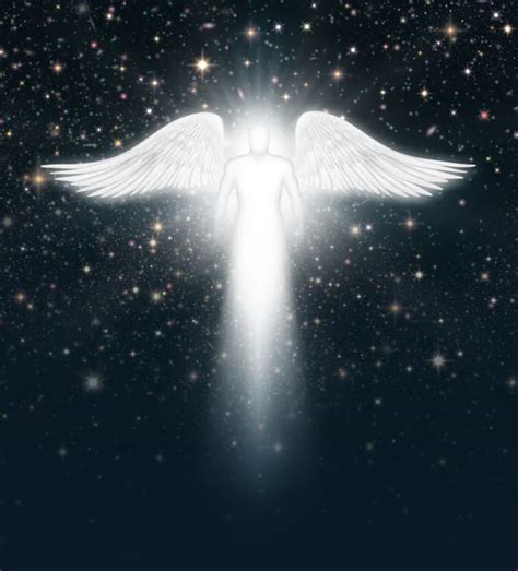 Angel in the Night Sky Stock Photo by ©jimlarkin 67759765