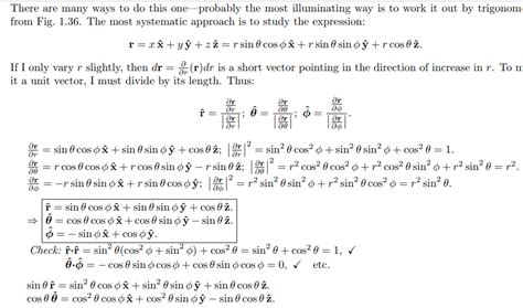 electromagnetism - Relation of unit vectors of spherical and cartesian ...