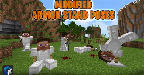 Modified armor stand poses (Resource Pack)