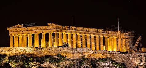 Acropolis of Athens at night - Acropolis of Athens at night View on ...