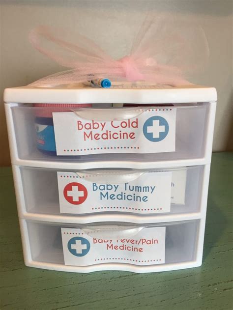 Easy and Useful DIY Baby First Aid Kit Gift | Baby medicine, Baby ...