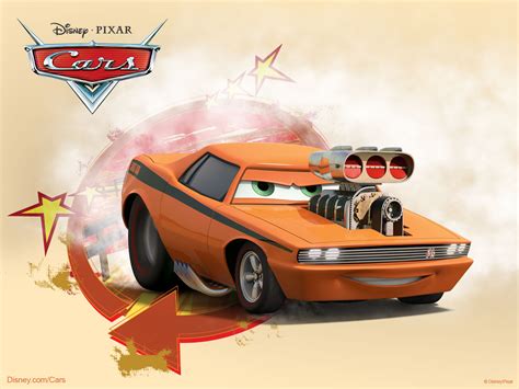 Free download Snot Rod the Muscle Car from Pixars Cars Movie wallpaper ...