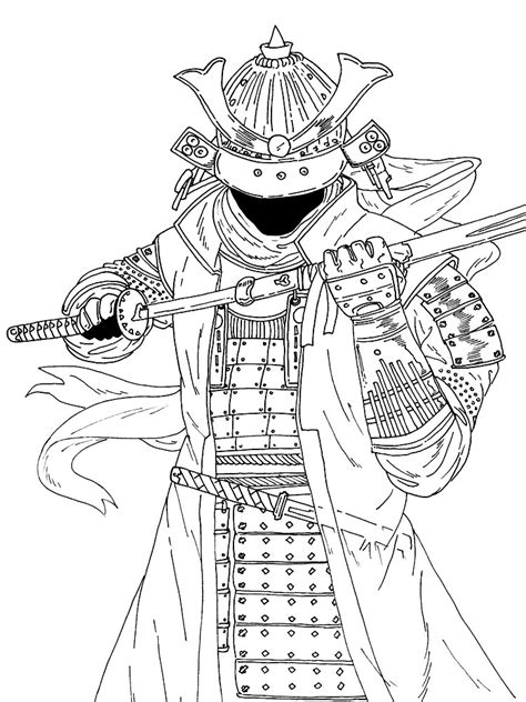 Samurai Coloring Pages to download and print for free