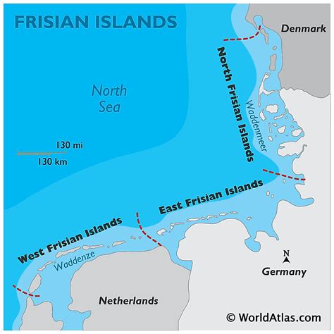 Frisian Islands - WorldAtlas