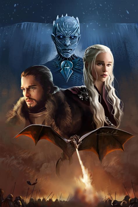 [No Spoilers] Game of thrones Fan art by Sarah Lal : r/gameofthrones